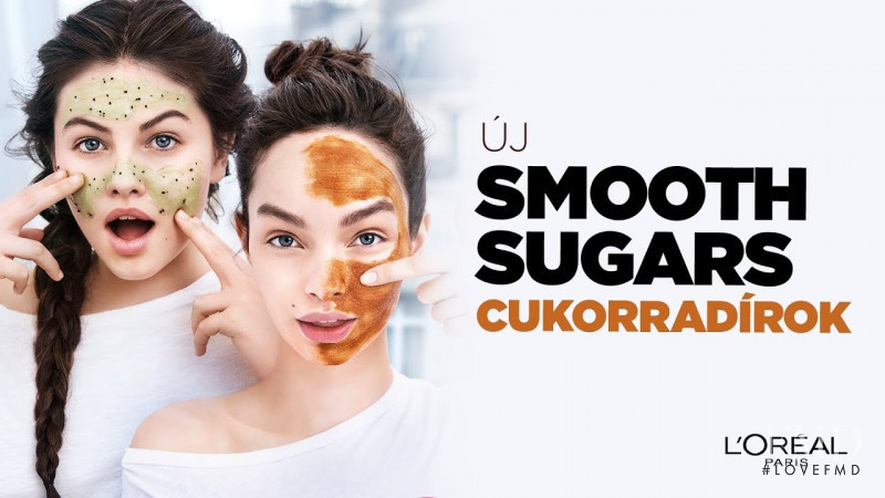 Luma Grothe featured in  the L\'Oreal Paris Smooth Sugar Scrubs advertisement for Spring/Summer 2018