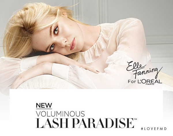 L\'Oreal Paris Lash Paradise Mascara advertisement for Spring/Summer 2018