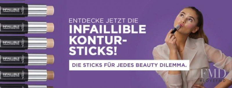L\'Oreal Paris Infallible Kontur Sticks advertisement for Spring/Summer 2018