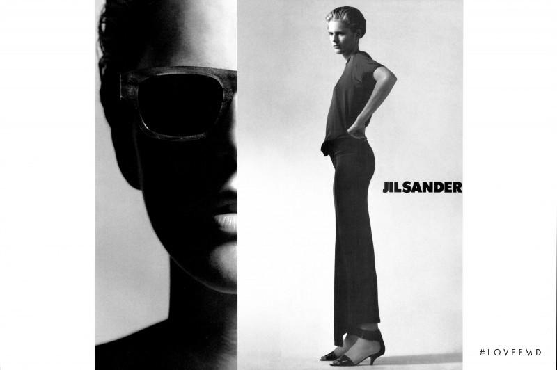 Stella Tennant featured in  the Jil Sander advertisement for Spring/Summer 1997