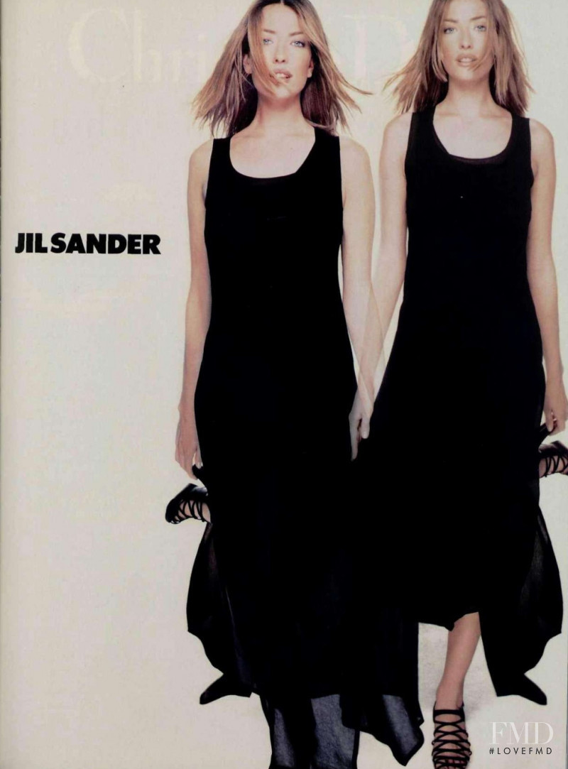 Tatjana Patitz featured in  the Jil Sander advertisement for Spring/Summer 1993