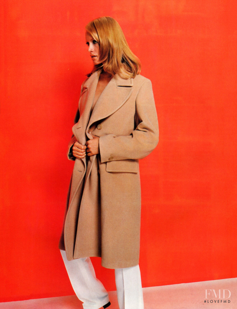 Amber Valletta featured in  the Jil Sander advertisement for Autumn/Winter 1995