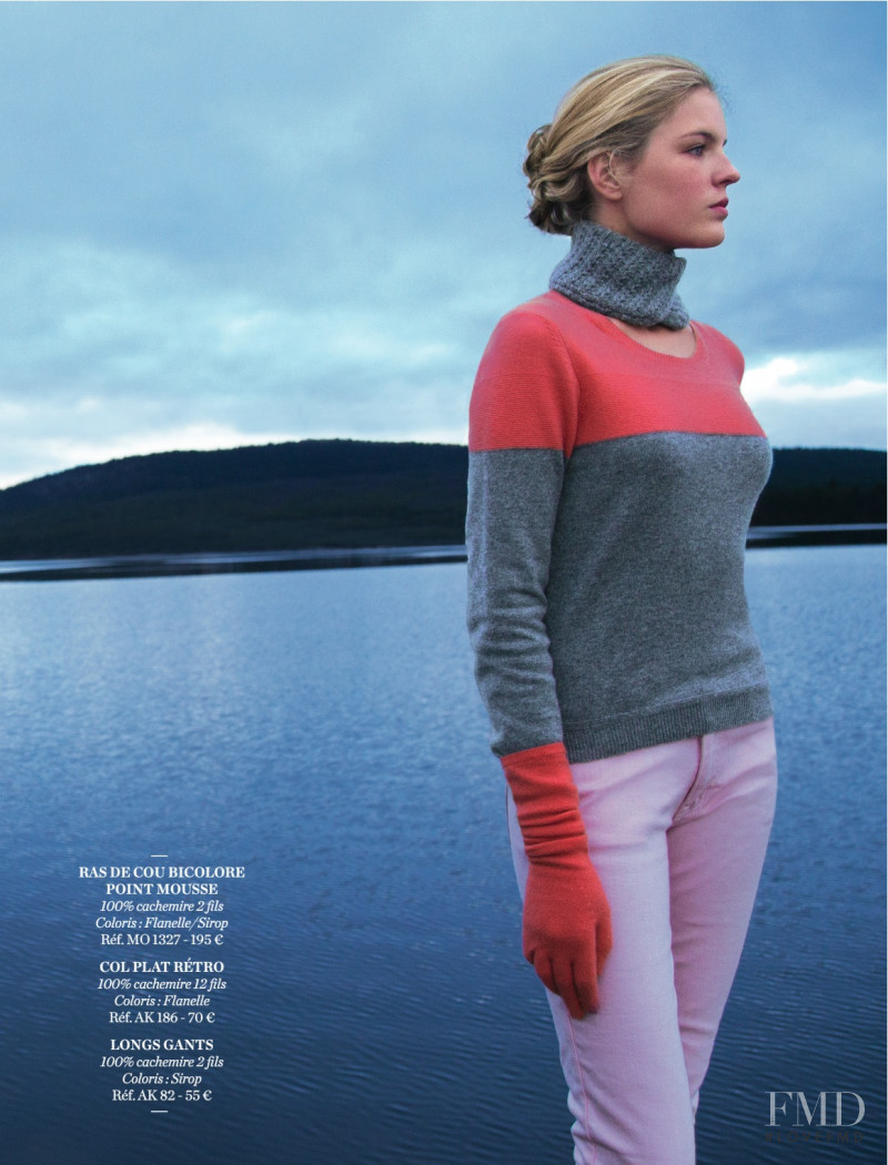 Linnea Regnander featured in  the Eric Bompard lookbook for Autumn/Winter 2012