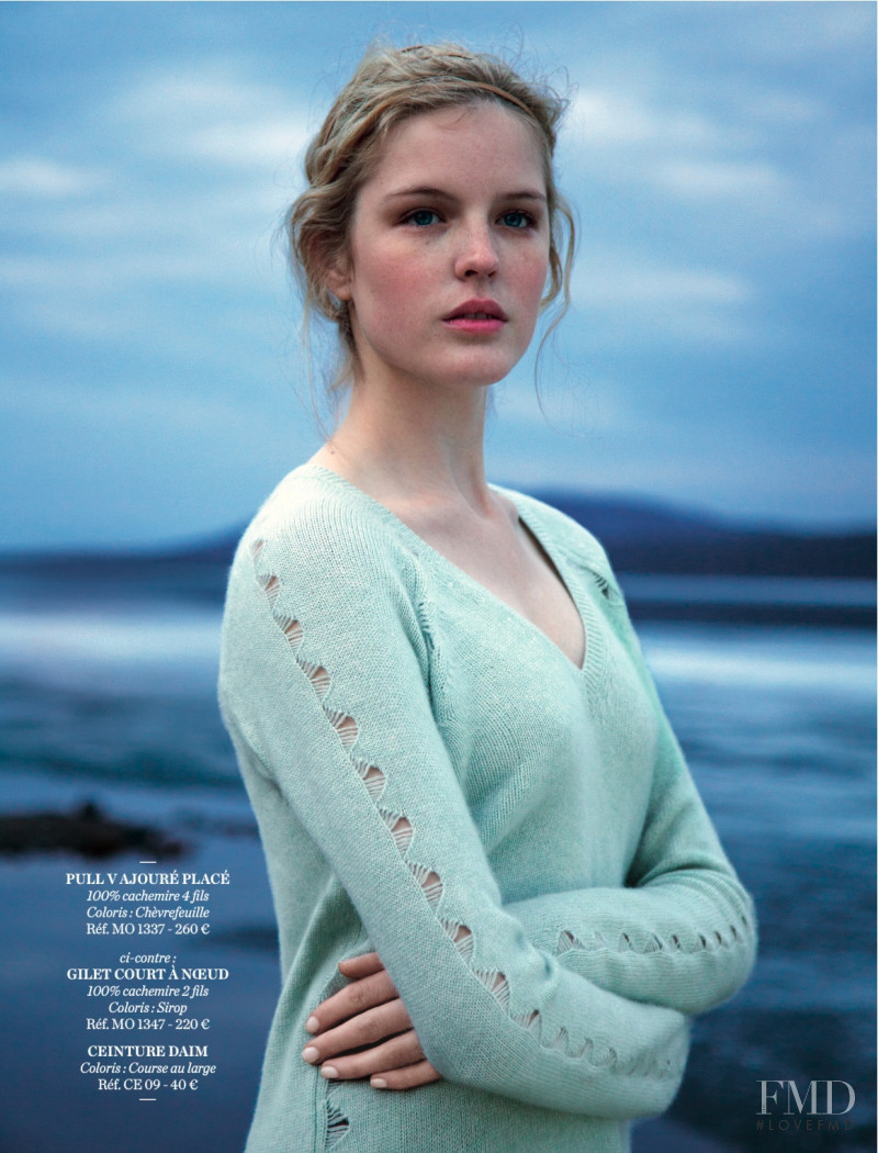 Linnea Regnander featured in  the Eric Bompard lookbook for Autumn/Winter 2012