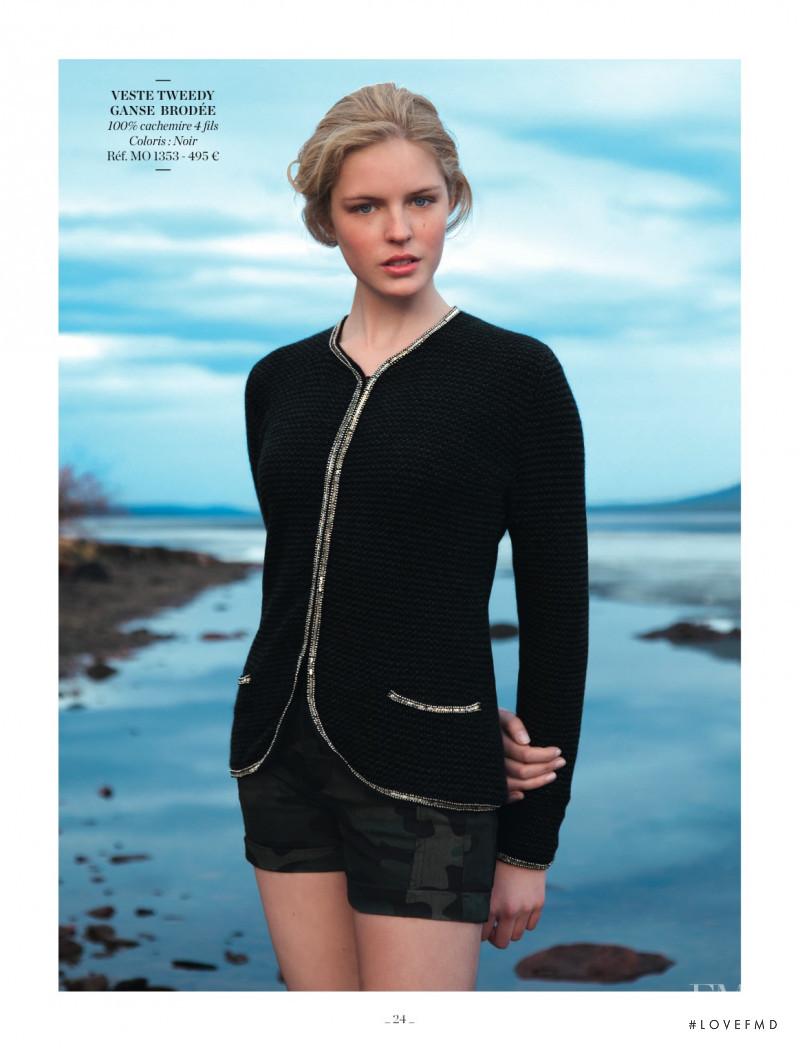 Linnea Regnander featured in  the Eric Bompard lookbook for Autumn/Winter 2012