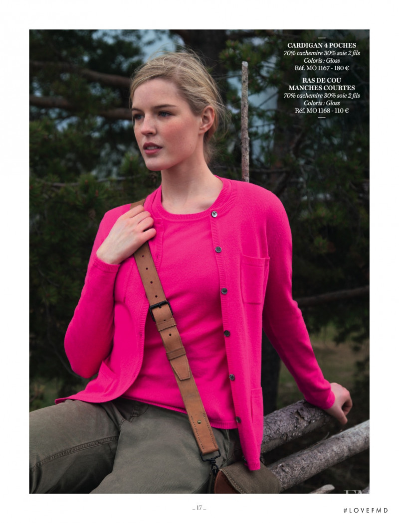 Linnea Regnander featured in  the Eric Bompard lookbook for Autumn/Winter 2012