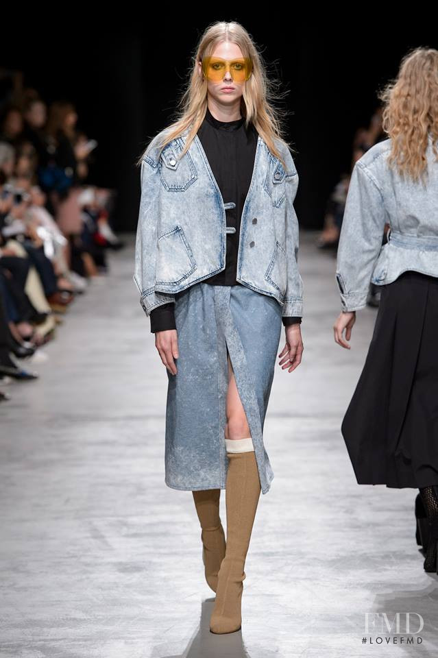 Sofie Hemmet featured in  the Veronique Leroy fashion show for Spring/Summer 2017