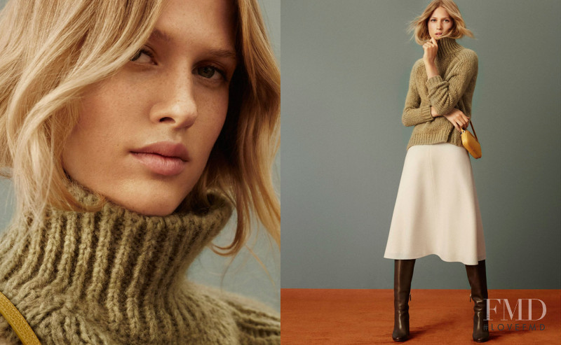 Laura Julie Schwab Holm featured in  the Massimo Dutti Colorblock lookbook for Autumn/Winter 2016
