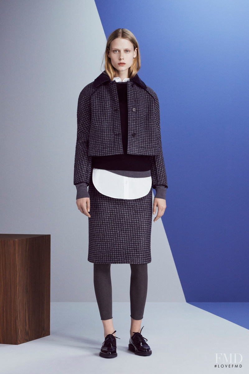 Sofie Hemmet featured in  the Jil Sander Navy lookbook for Autumn/Winter 2016