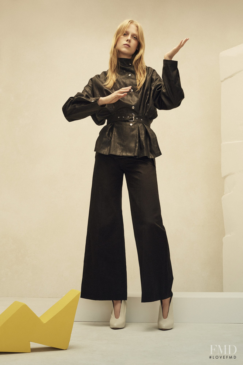 Sofie Hemmet featured in  the Isabel Marant lookbook for Resort 2017