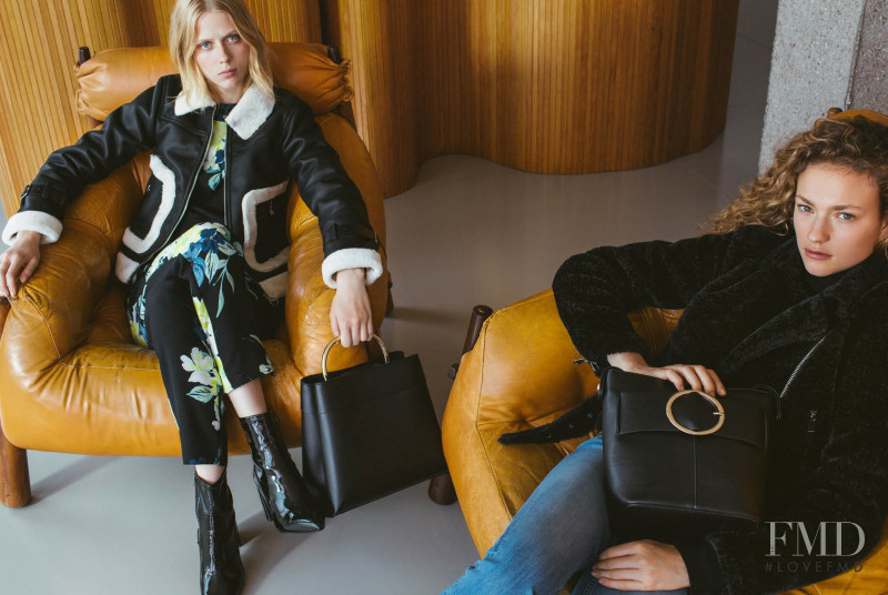 Sofie Hemmet featured in  the Mango Iconics lookbook for Fall 2016