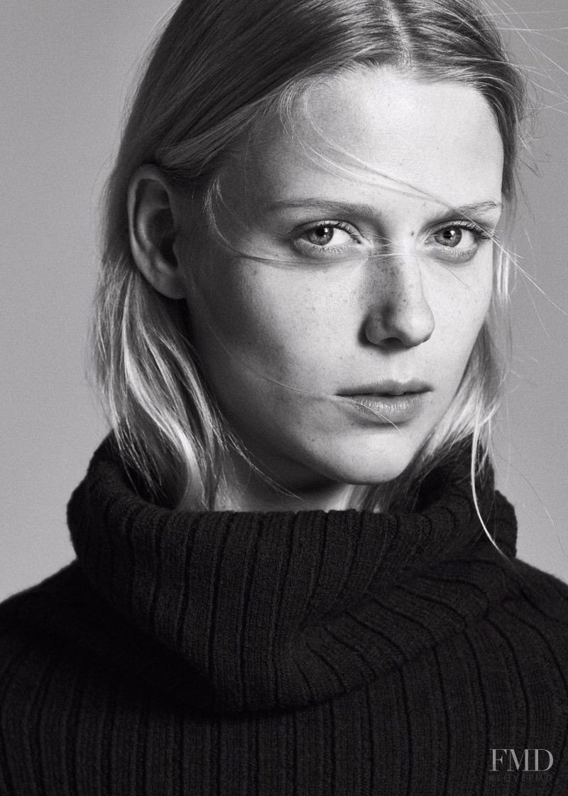 Sofie Hemmet featured in  the Mango Mango Black Friday advertisement for Winter 2017