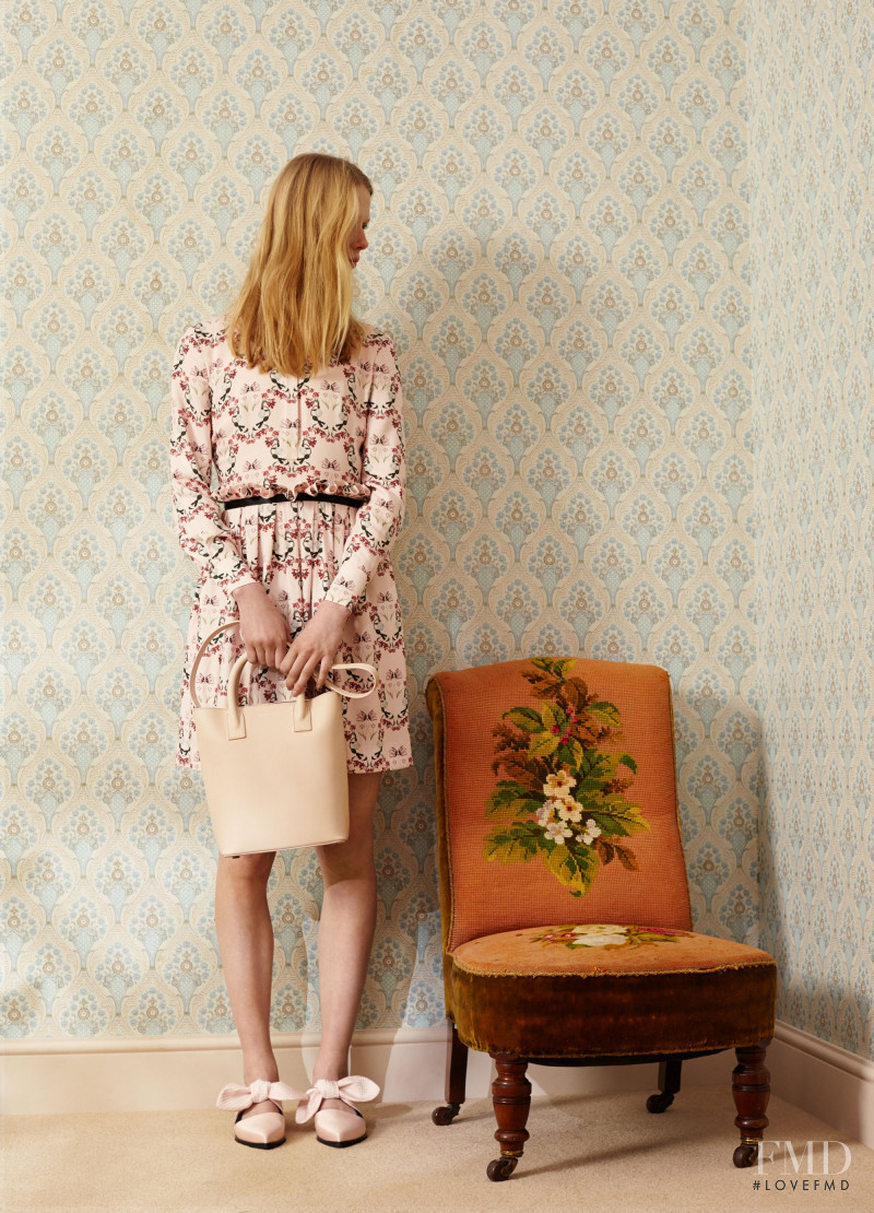 Sofie Hemmet featured in  the Mother of Pearl lookbook for Pre-Fall 2016