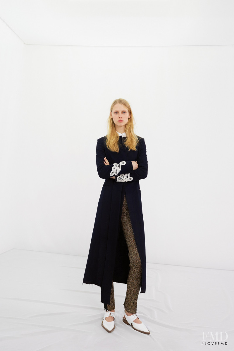 Sofie Hemmet featured in  the Victoria Beckham lookbook for Pre-Fall 2016