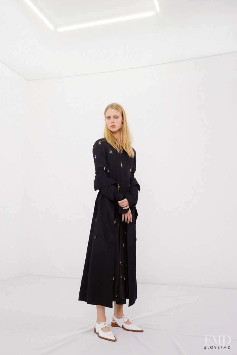 Sofie Hemmet featured in  the Victoria Beckham lookbook for Pre-Fall 2016