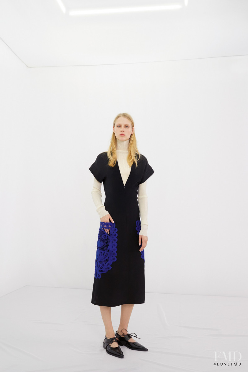 Sofie Hemmet featured in  the Victoria Beckham lookbook for Pre-Fall 2016