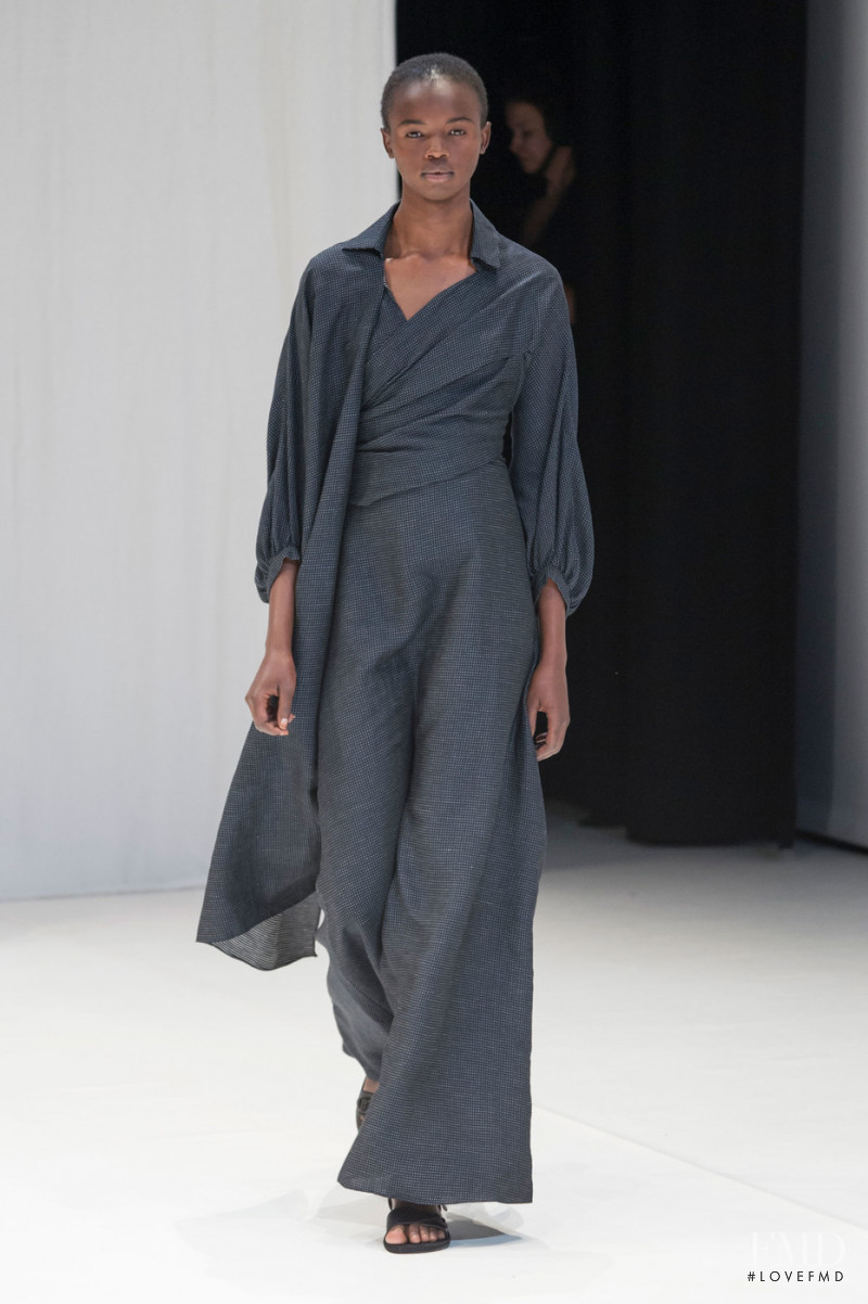 Akiima Ajak featured in  the Hussein Chalayan fashion show for Spring/Summer 2018