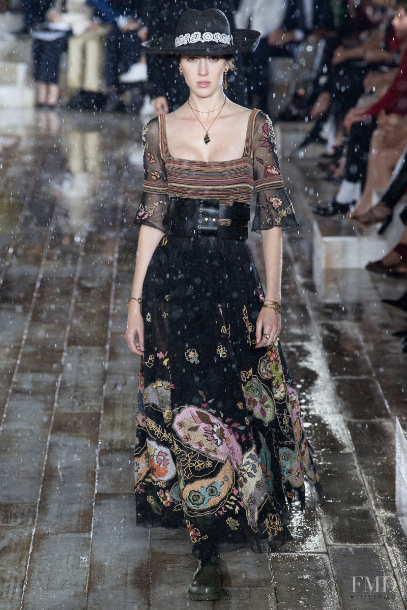 Teddy Quinlivan featured in  the Christian Dior fashion show for Cruise 2019