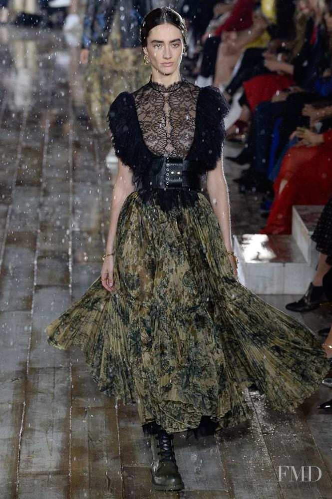 Amanda Googe featured in  the Christian Dior fashion show for Cruise 2019
