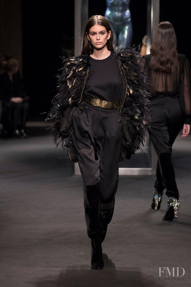 Kaia Gerber featured in  the Alberta Ferretti fashion show for Autumn/Winter 2018