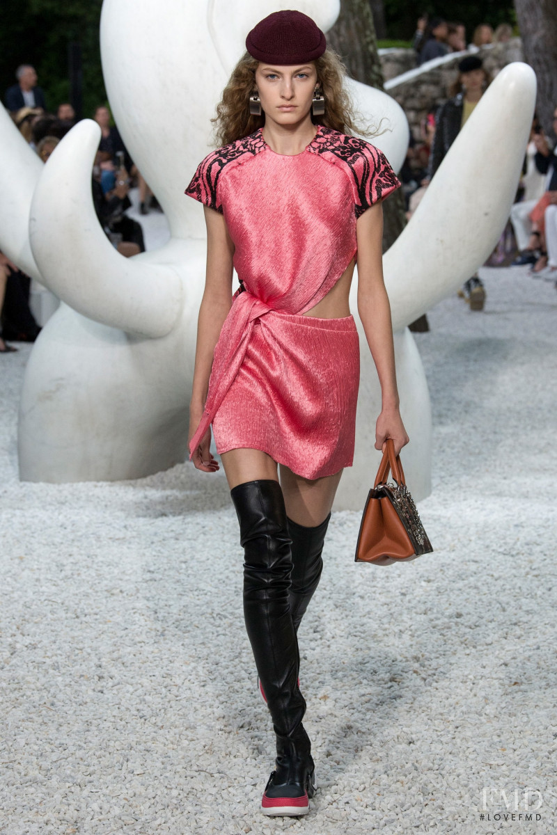 Felice Noordhoff featured in  the Louis Vuitton fashion show for Resort 2019