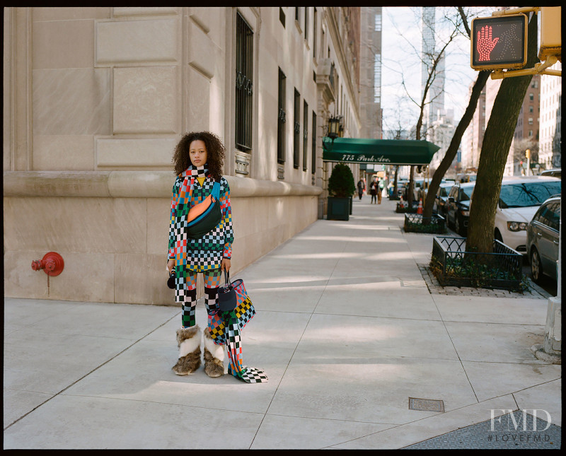 Selena Forrest featured in  the Tory Sport lookbook for Autumn/Winter 2018