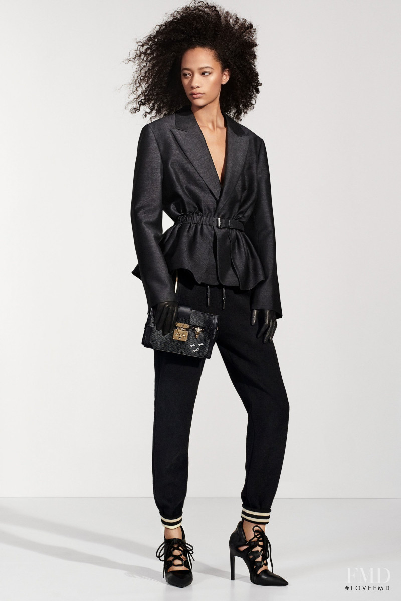 Selena Forrest featured in  the Louis Vuitton lookbook for Pre-Fall 2018