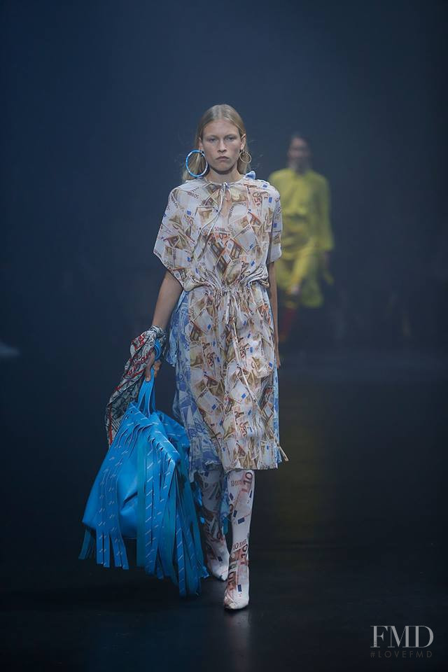 Zoe Louis featured in  the Balenciaga fashion show for Spring/Summer 2018