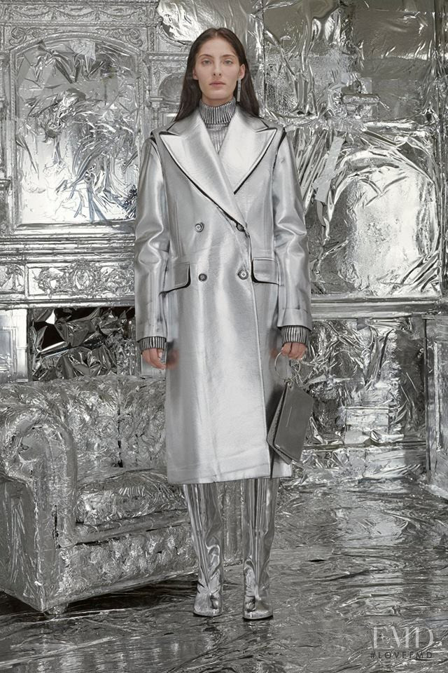 Annie Tice featured in  the MM6 Maison Martin Margiela fashion show for Autumn/Winter 2018