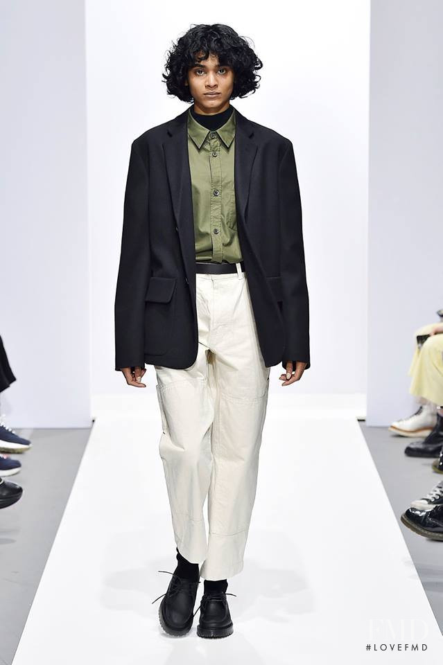 Radhika Nair featured in  the Margaret Howell fashion show for Autumn/Winter 2018