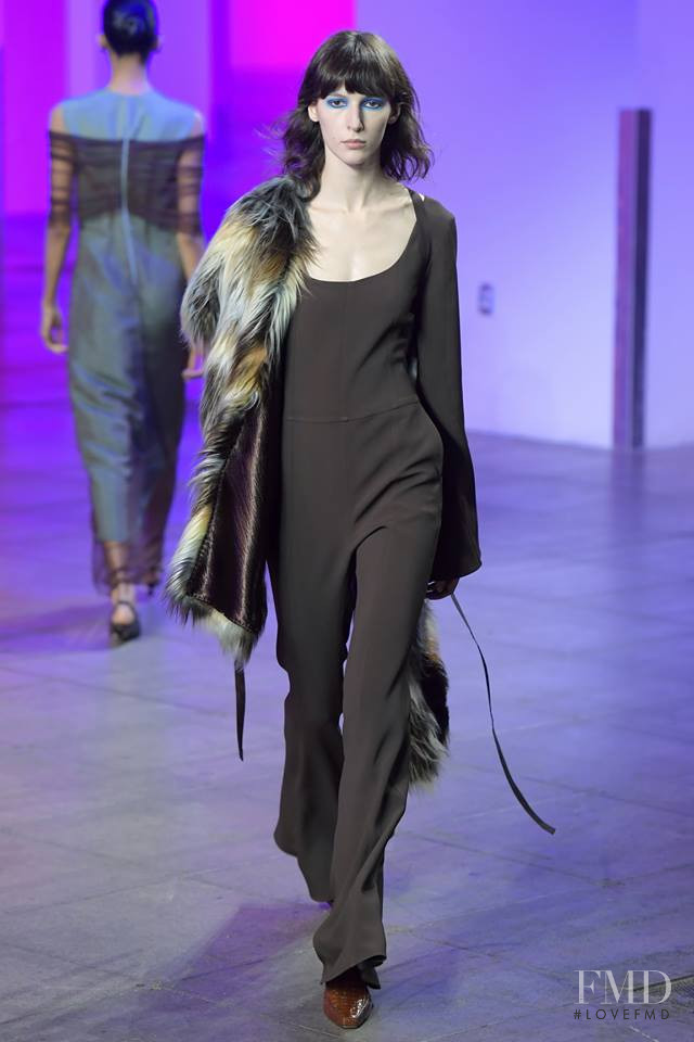 Karolina Laczkowska featured in  the Sies Marjan fashion show for Autumn/Winter 2018