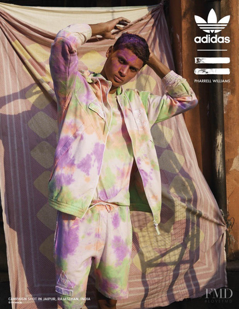 Adidas Originals X Pharrell Williams - Hu Holi Adicolor advertisement for Spring/Summer 2018