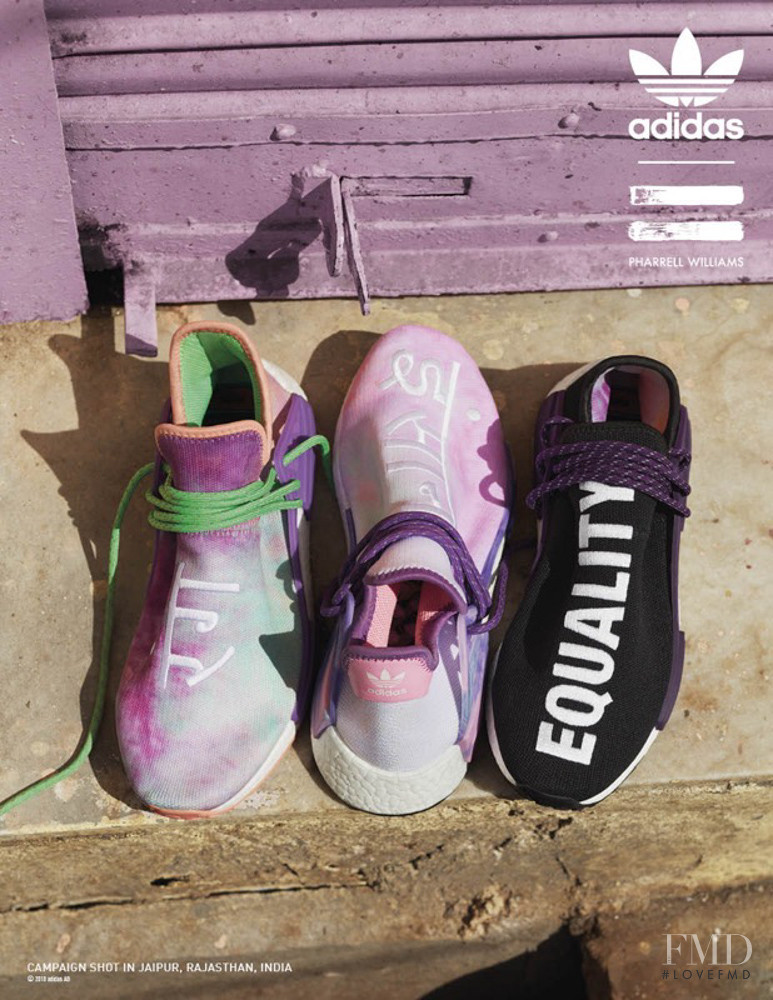 Adidas Originals X Pharrell Williams - Hu Holi Adicolor advertisement for Spring/Summer 2018