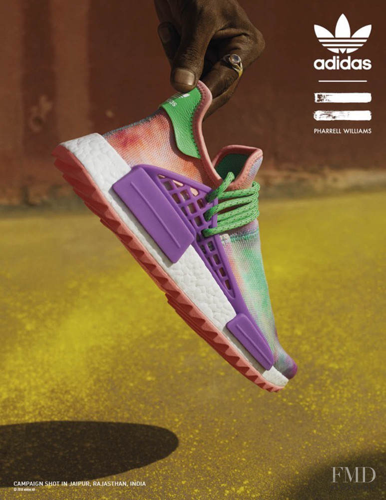 Adidas Originals X Pharrell Williams - Hu Holi Adicolor advertisement for Spring/Summer 2018