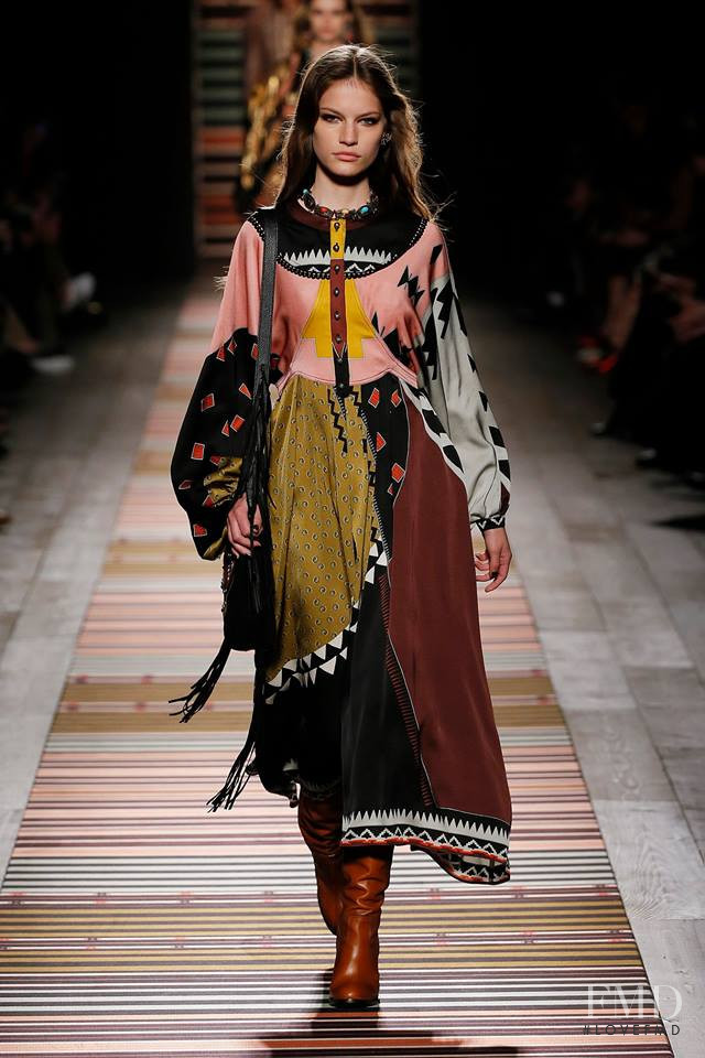 Faretta Radic featured in  the Etro fashion show for Autumn/Winter 2018