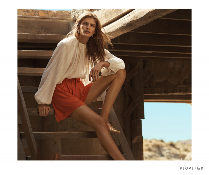 Signe Veiteberg featured in  the H&M Spirit of Summer lookbook for Pre-Fall 2017