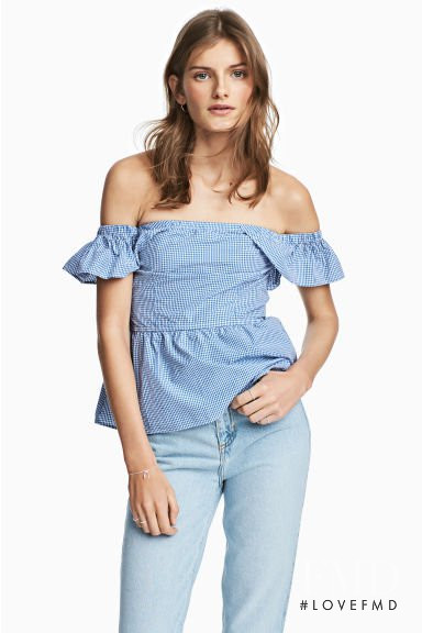 Signe Veiteberg featured in  the H&M catalogue for Summer 2017