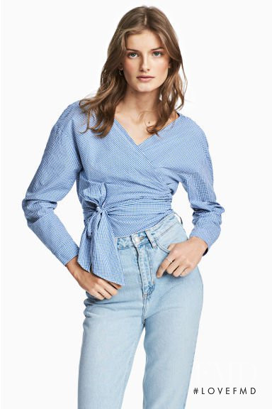 Signe Veiteberg featured in  the H&M catalogue for Summer 2017