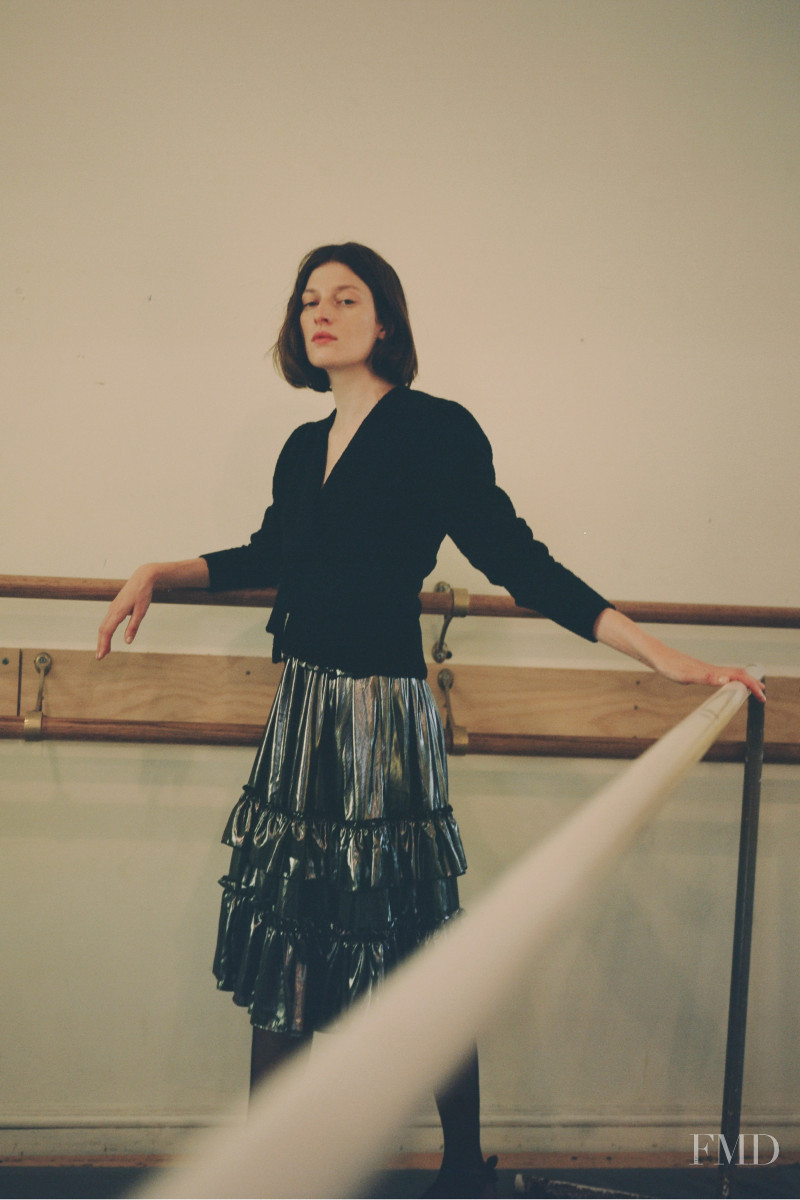 Jennae Quisenberry featured in  the Alexa Chung lookbook for Resort 2019
