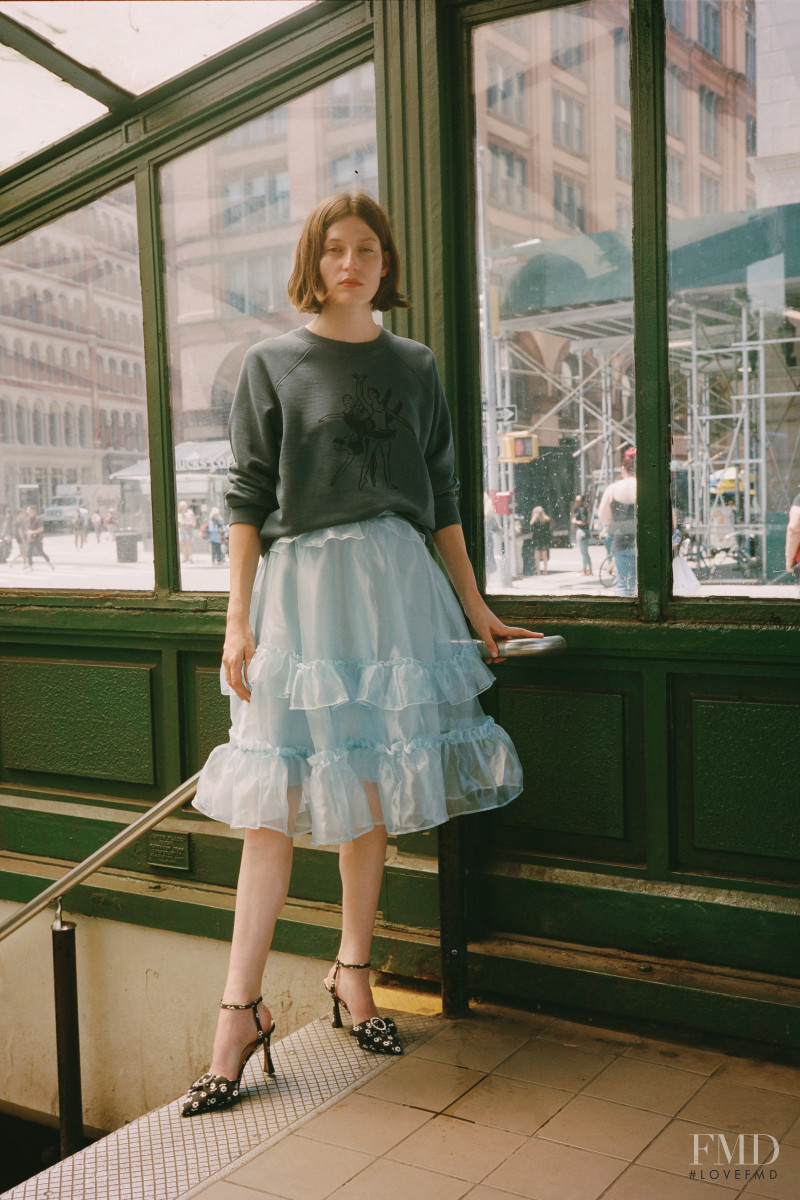 Jennae Quisenberry featured in  the Alexa Chung lookbook for Resort 2019