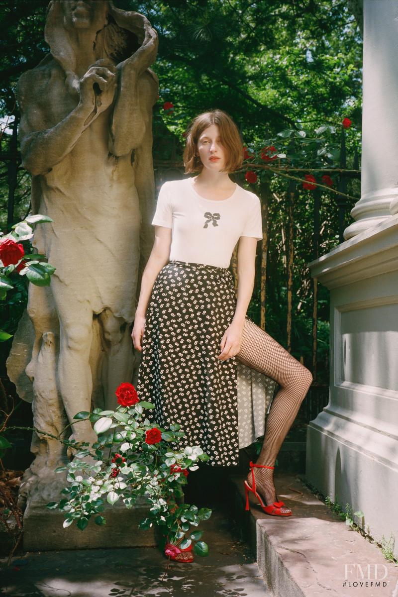 Jennae Quisenberry featured in  the Alexa Chung lookbook for Resort 2019