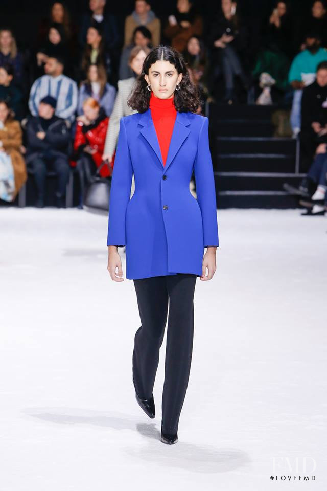 Paulina Pistone featured in  the Balenciaga fashion show for Autumn/Winter 2018