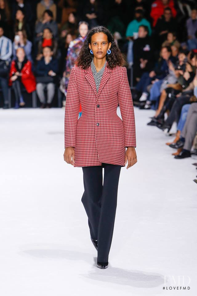 Natalia Montero featured in  the Balenciaga fashion show for Autumn/Winter 2018