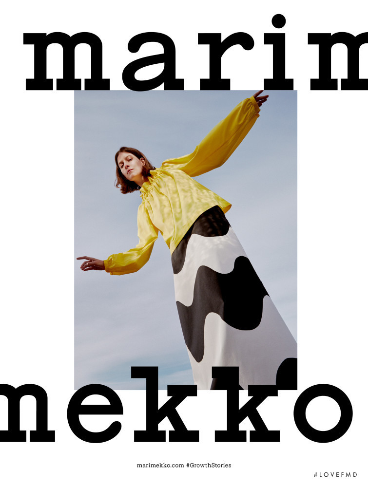 Jennae Quisenberry featured in  the Marimekko advertisement for Spring/Summer 2018