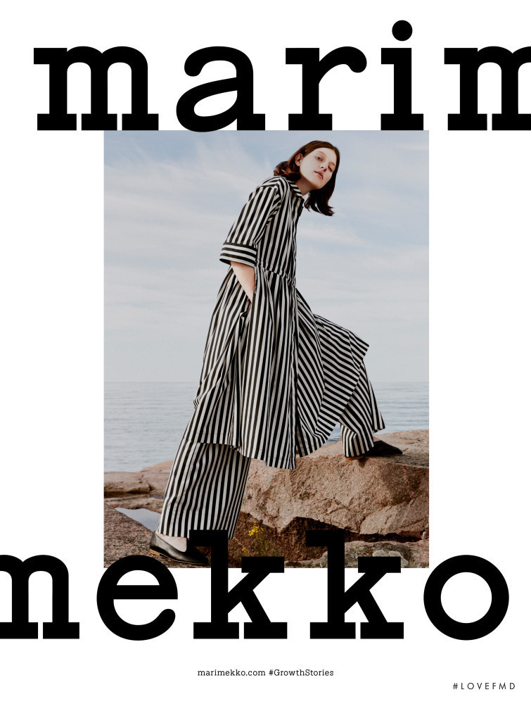 Jennae Quisenberry featured in  the Marimekko advertisement for Spring/Summer 2018