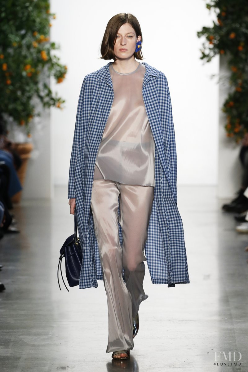 Jennae Quisenberry featured in  the Mansur Gavriel fashion show for Spring/Summer 2018