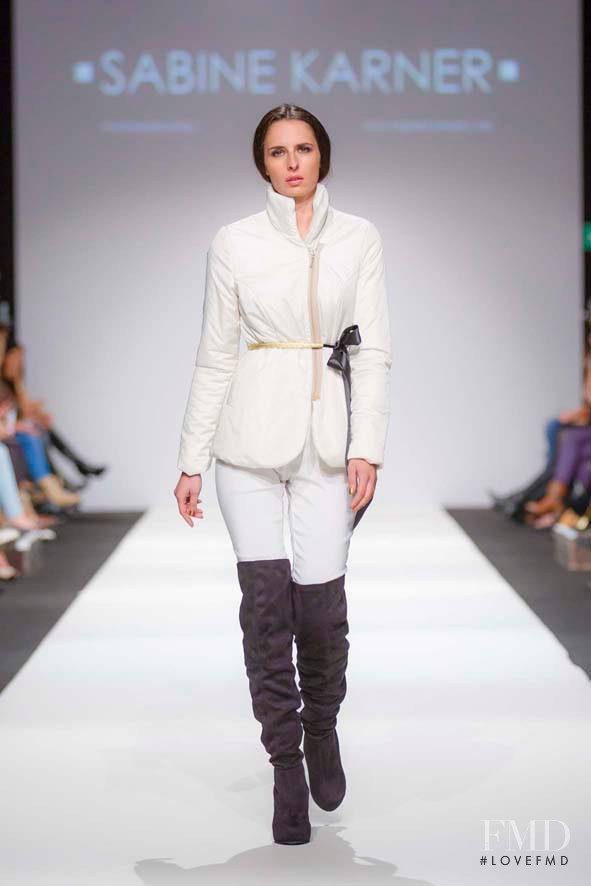 Alexandra Krstajic featured in  the Sabine Karner fashion show for Autumn/Winter 2013