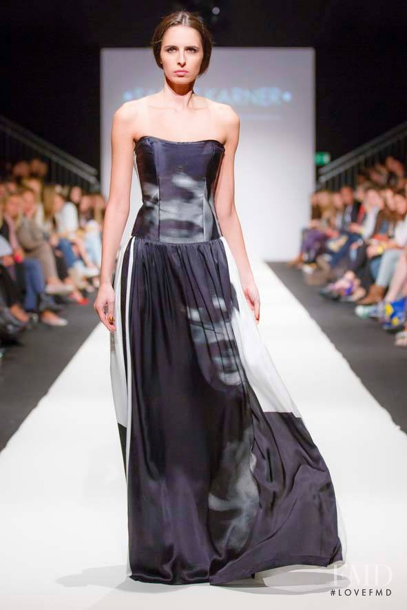 Alexandra Krstajic featured in  the Sabine Karner fashion show for Autumn/Winter 2013