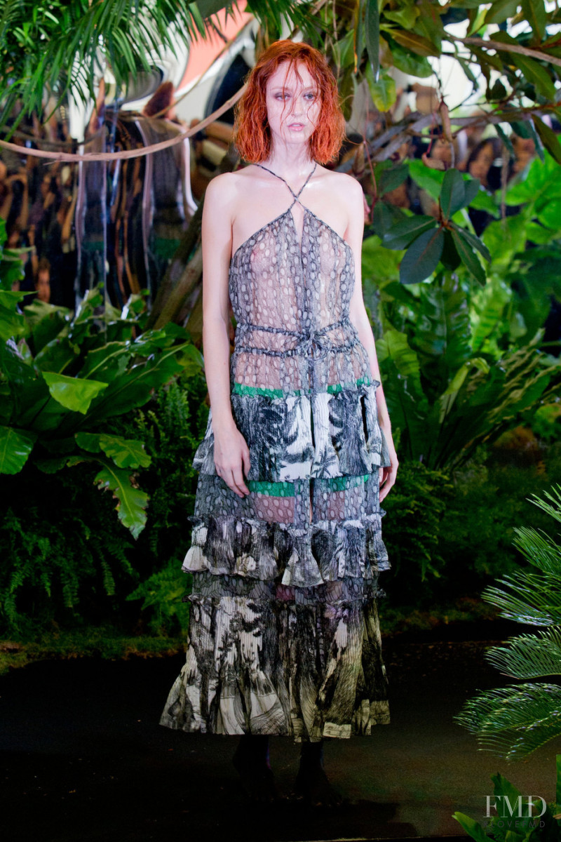 Teddy Quinlivan featured in  the Junko Shimada fashion show for Spring/Summer 2014