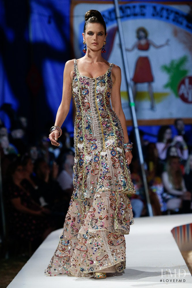 Alessandra Ambrosio featured in  the Moschino fashion show for Resort 2019